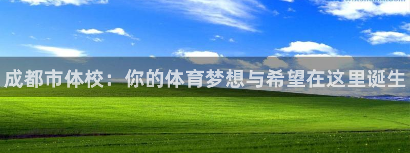 J9官方正版app集团简介：成都市体校：你的体育梦想与希望在